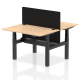 Rayleigh Back-to-Back 2 Person Height Adjustable Bench Desk